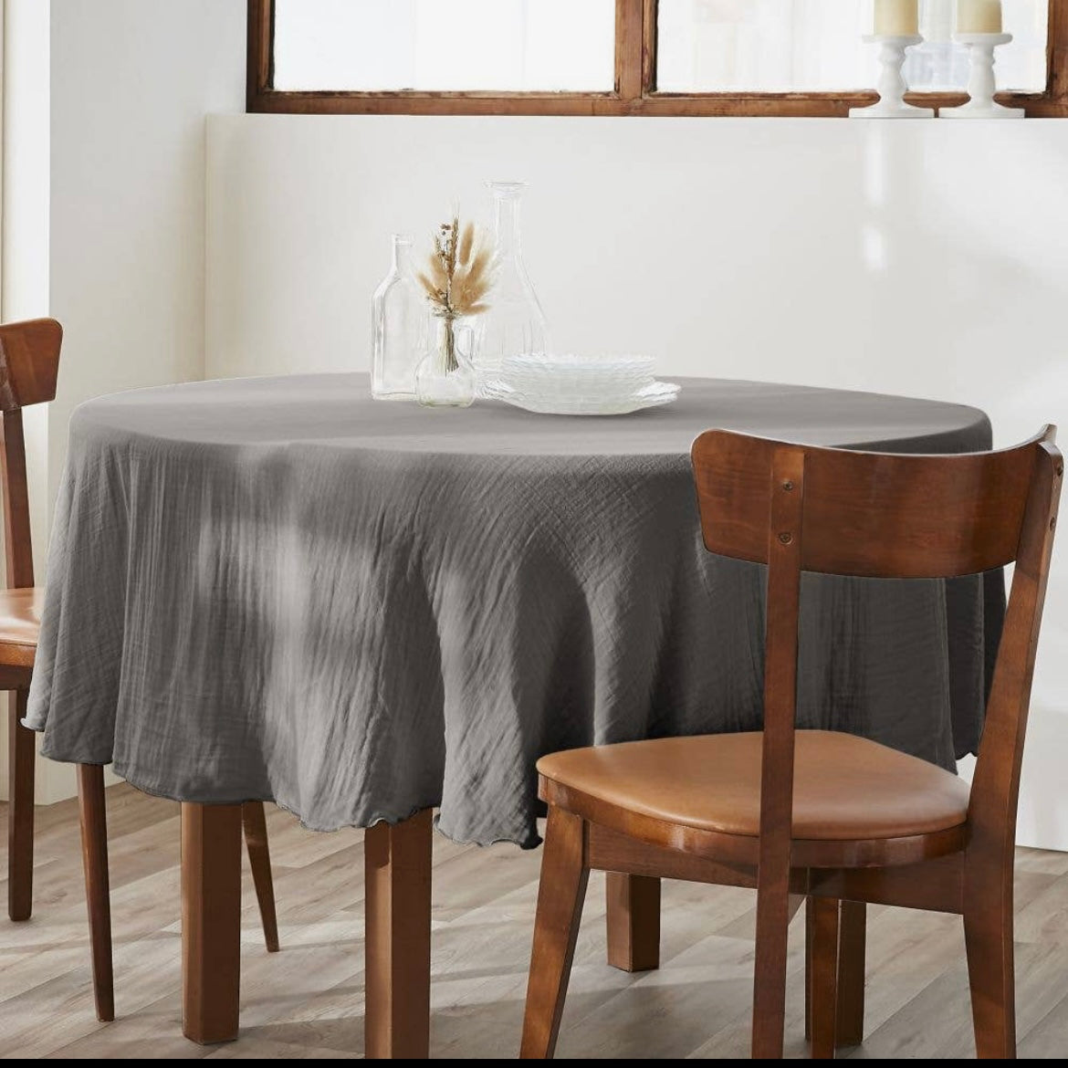 Nappe ronde en Gaze.