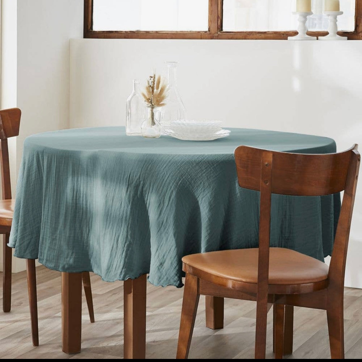 Nappe ronde en Gaze.