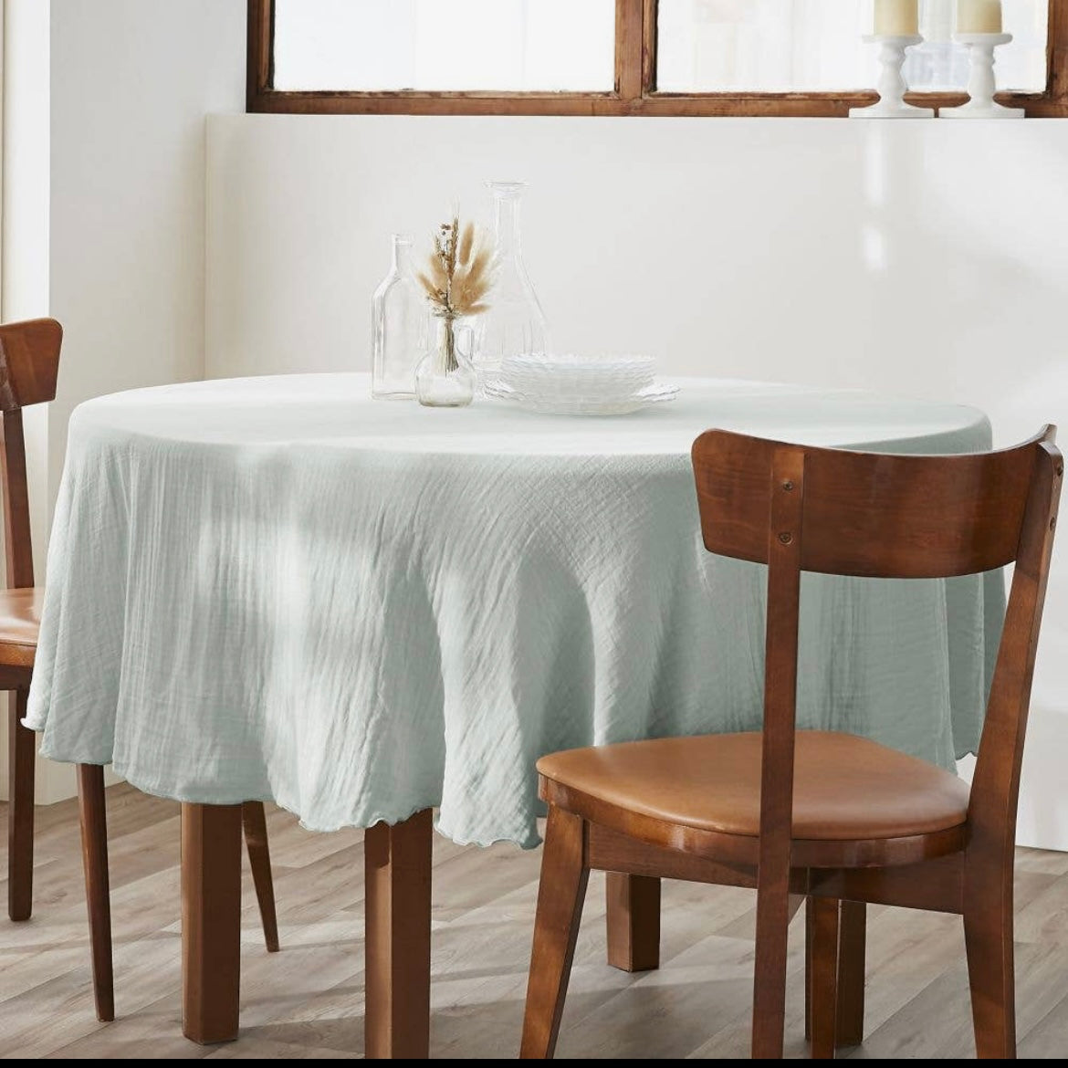 Nappe ronde en Gaze.