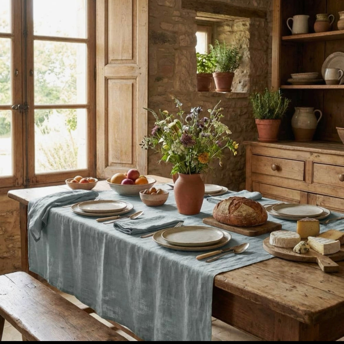 Nappe en lin.