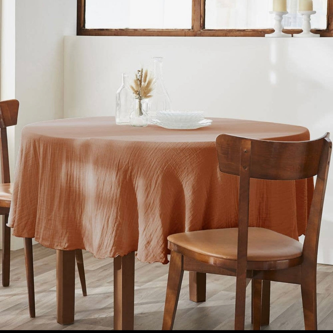 Nappe ronde en Gaze.