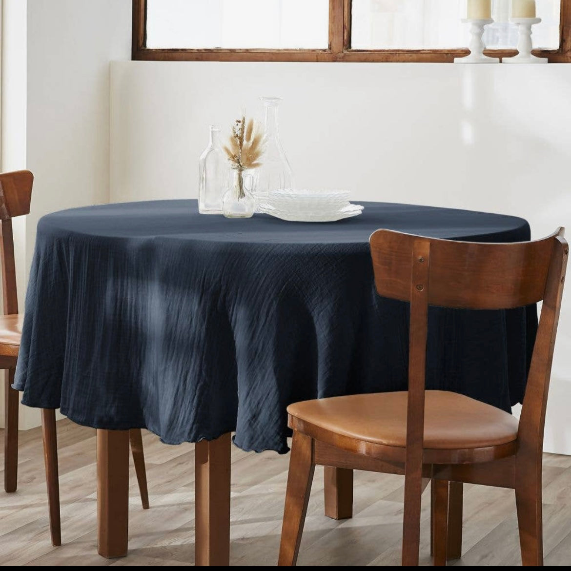 Nappe ronde en Gaze.
