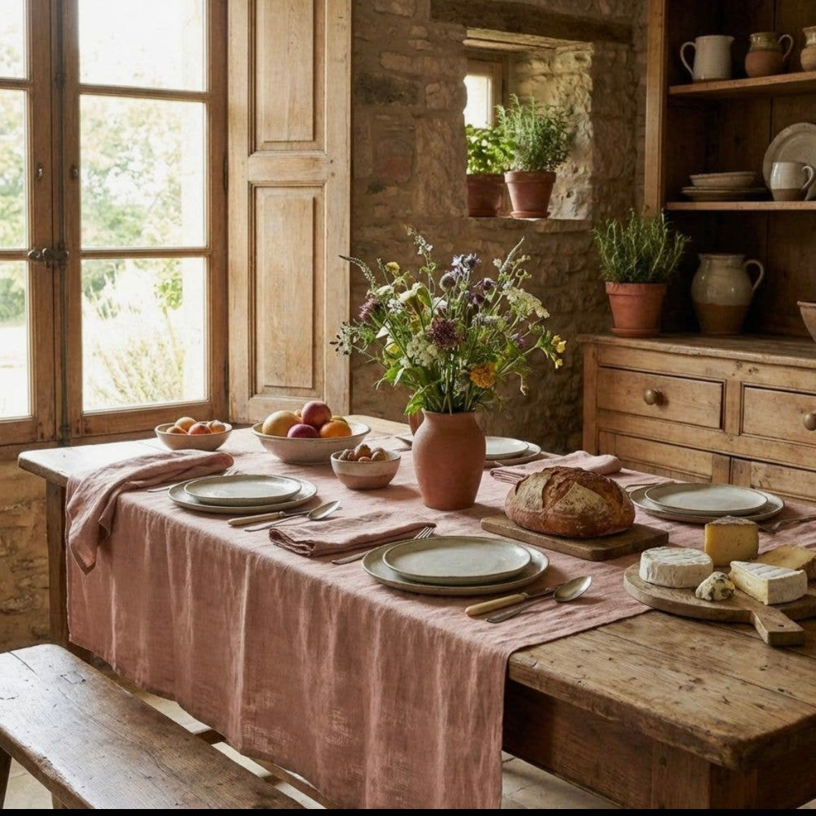 Nappe en lin.