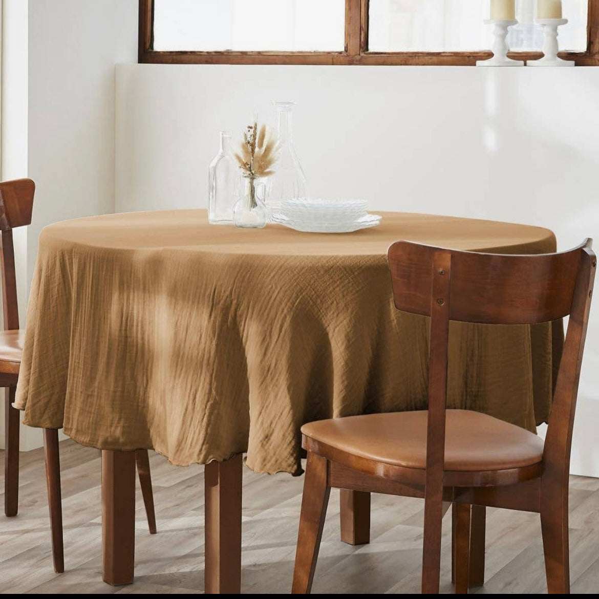 Nappe ronde en Gaze.