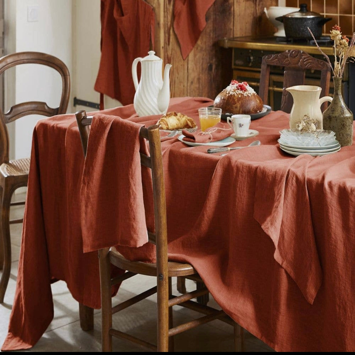 Nappe en lin.