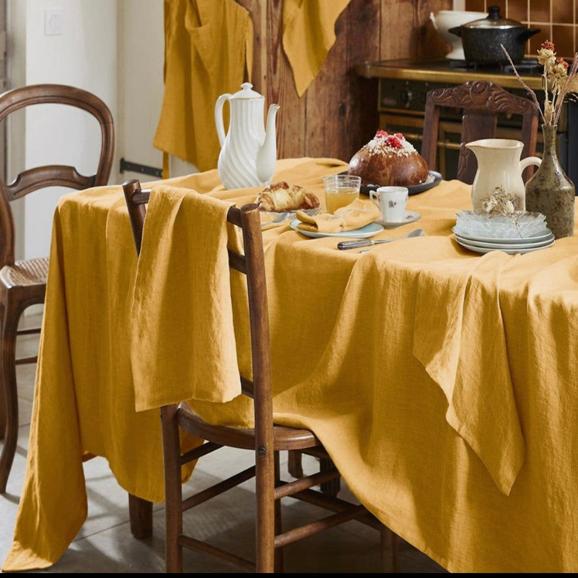 Nappe en lin.