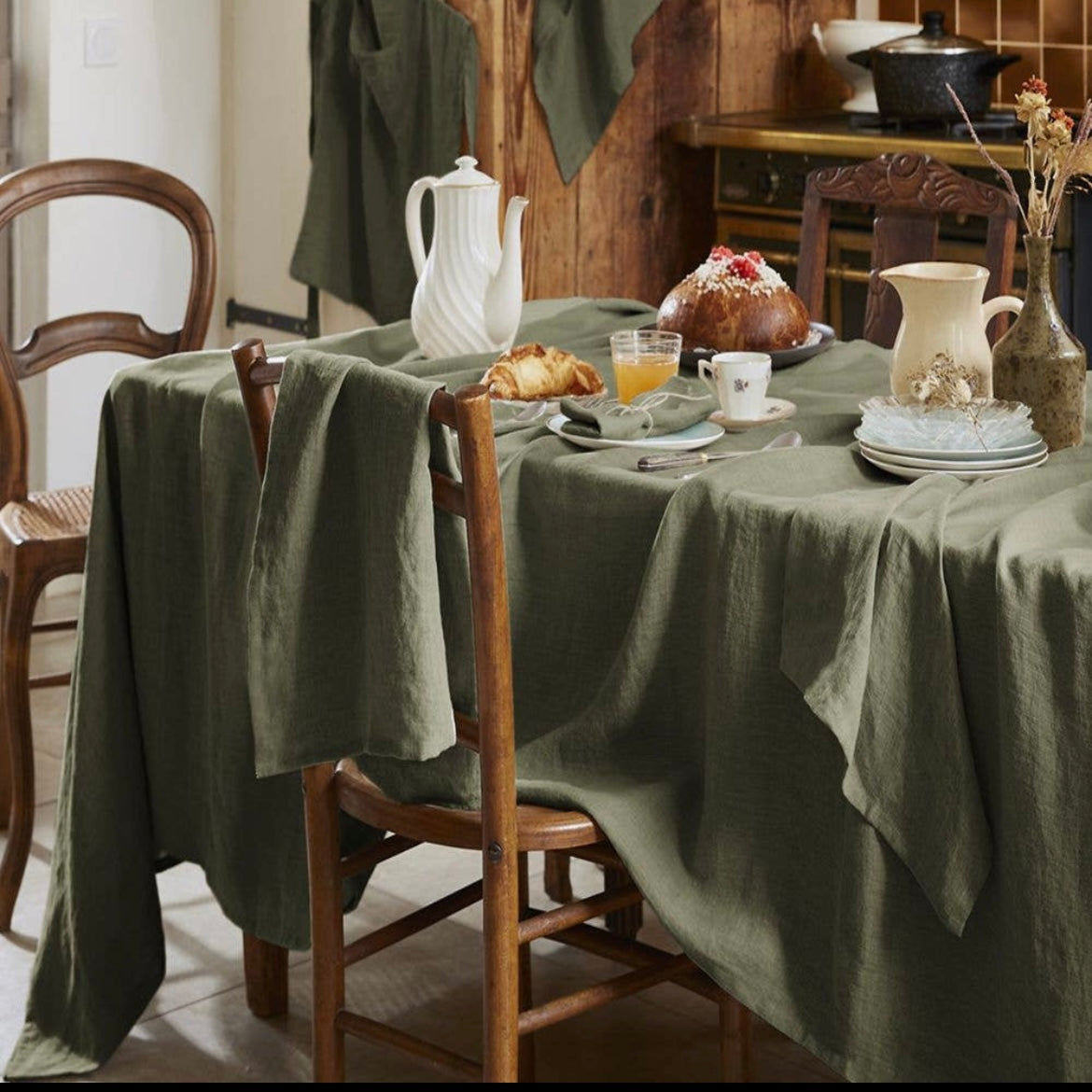 Nappe en lin.