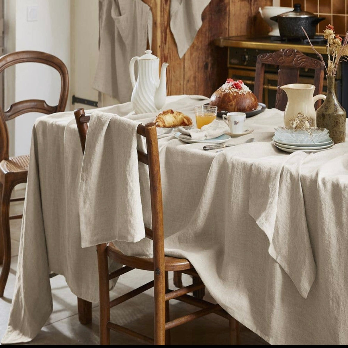 Nappe en lin.