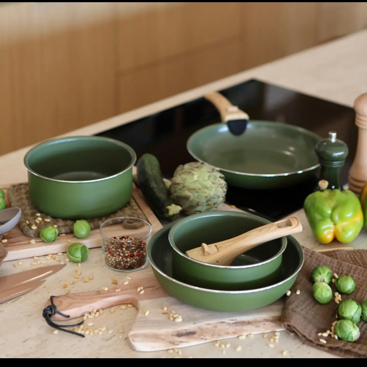 Lot de 5 pièces de cuisson