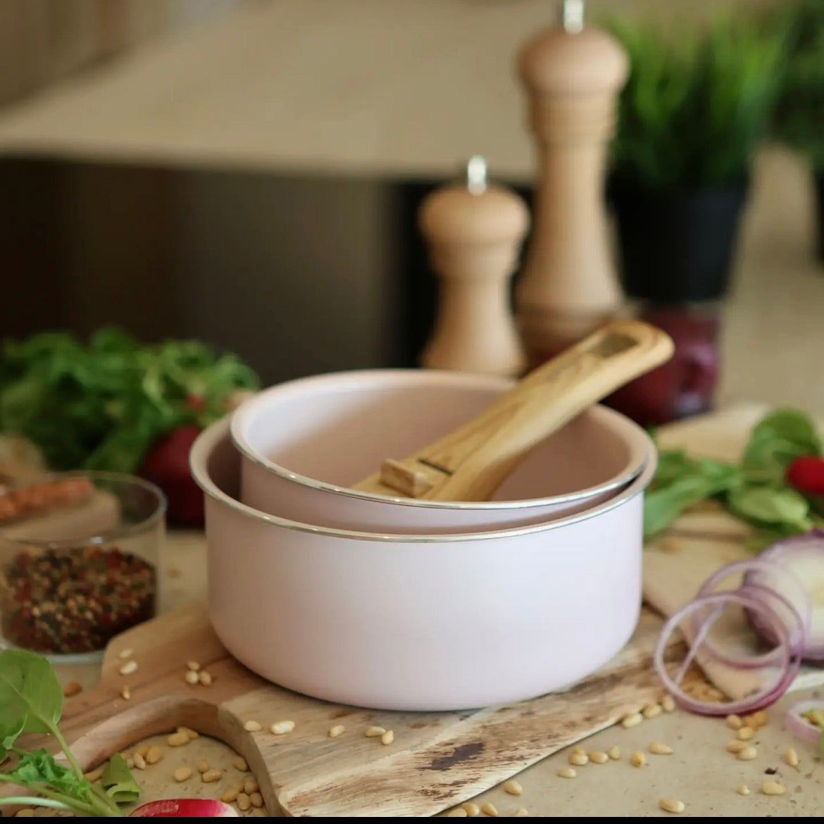 Lot de 2 Casseroles