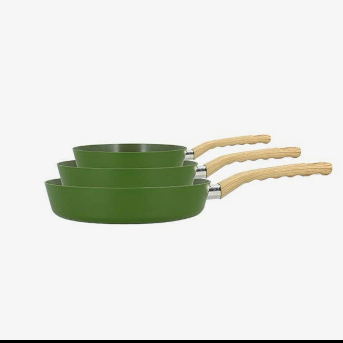 Lot de 3 poêles