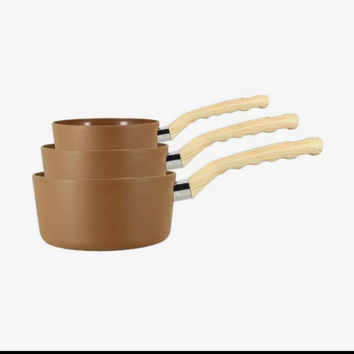 Lot de 3 casseroles
