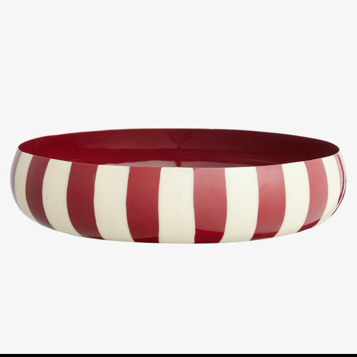 Plat de service rayé